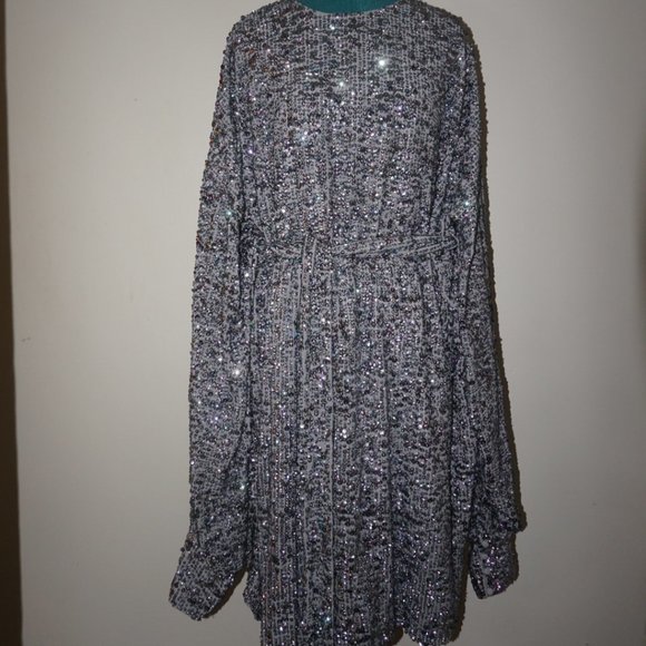 ASOS Curve Dresses & Skirts - Beautiful Sequin ASOS CURVE Dress With Oversized Sleeves